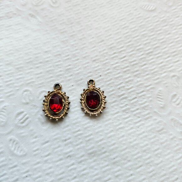 Created red ruby pair - Picture 2 of 4